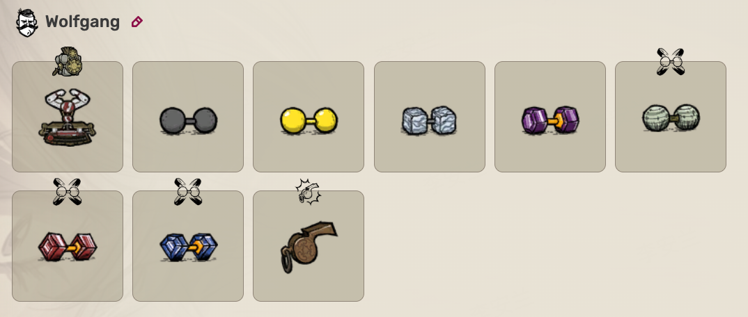 Wolfgang in Don't Starve Together