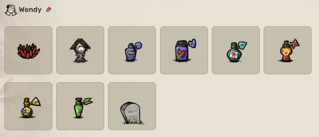 Wendy in Don't Starve Together