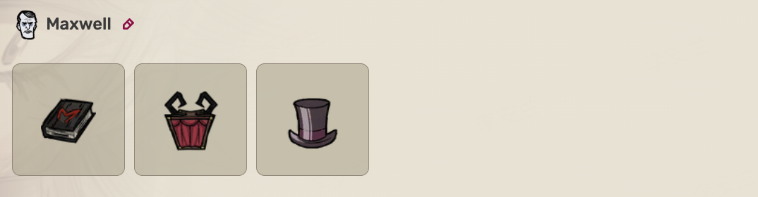 Maxwell in Don't Starve Together
