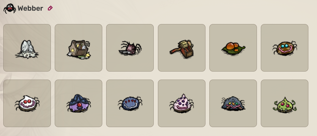 Webber in Don't Starve Together